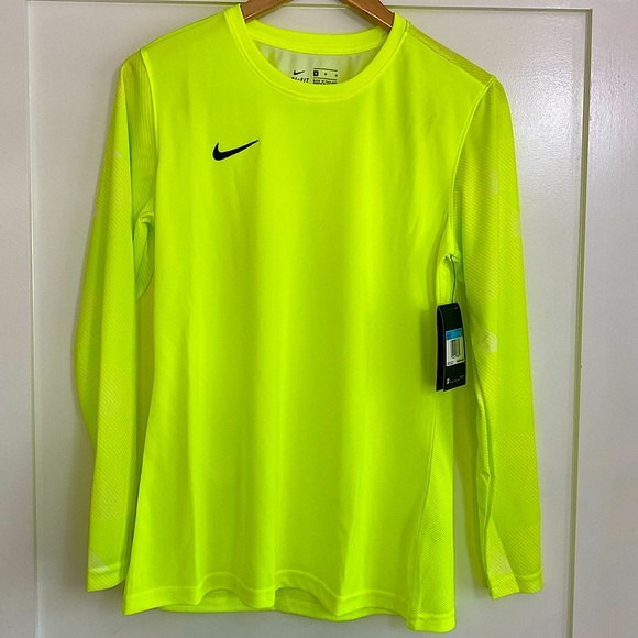 New Nike IV Match woman Goalkeeper Jersey – Volt & White Size M with tags ⭐️⭐️⭐️ - Picture 3 of 17